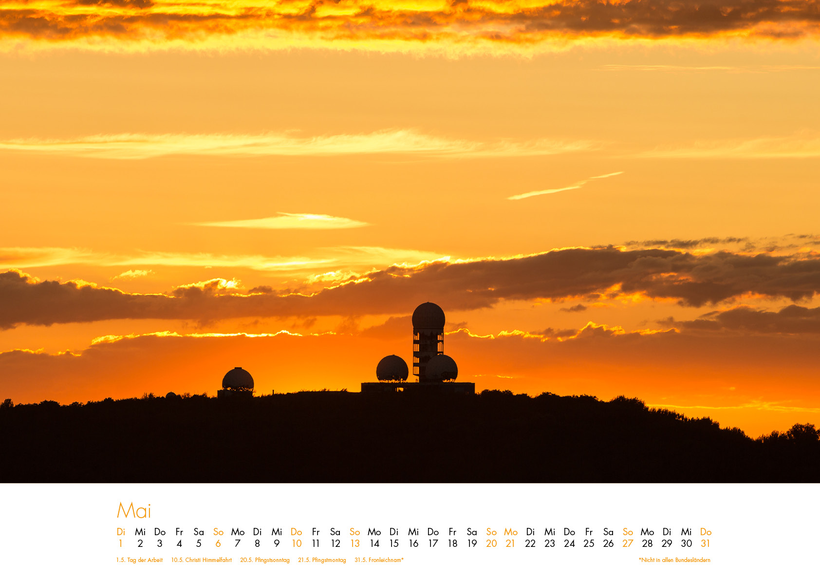 Der Charlottenburg-Kalender 2018 – Mai