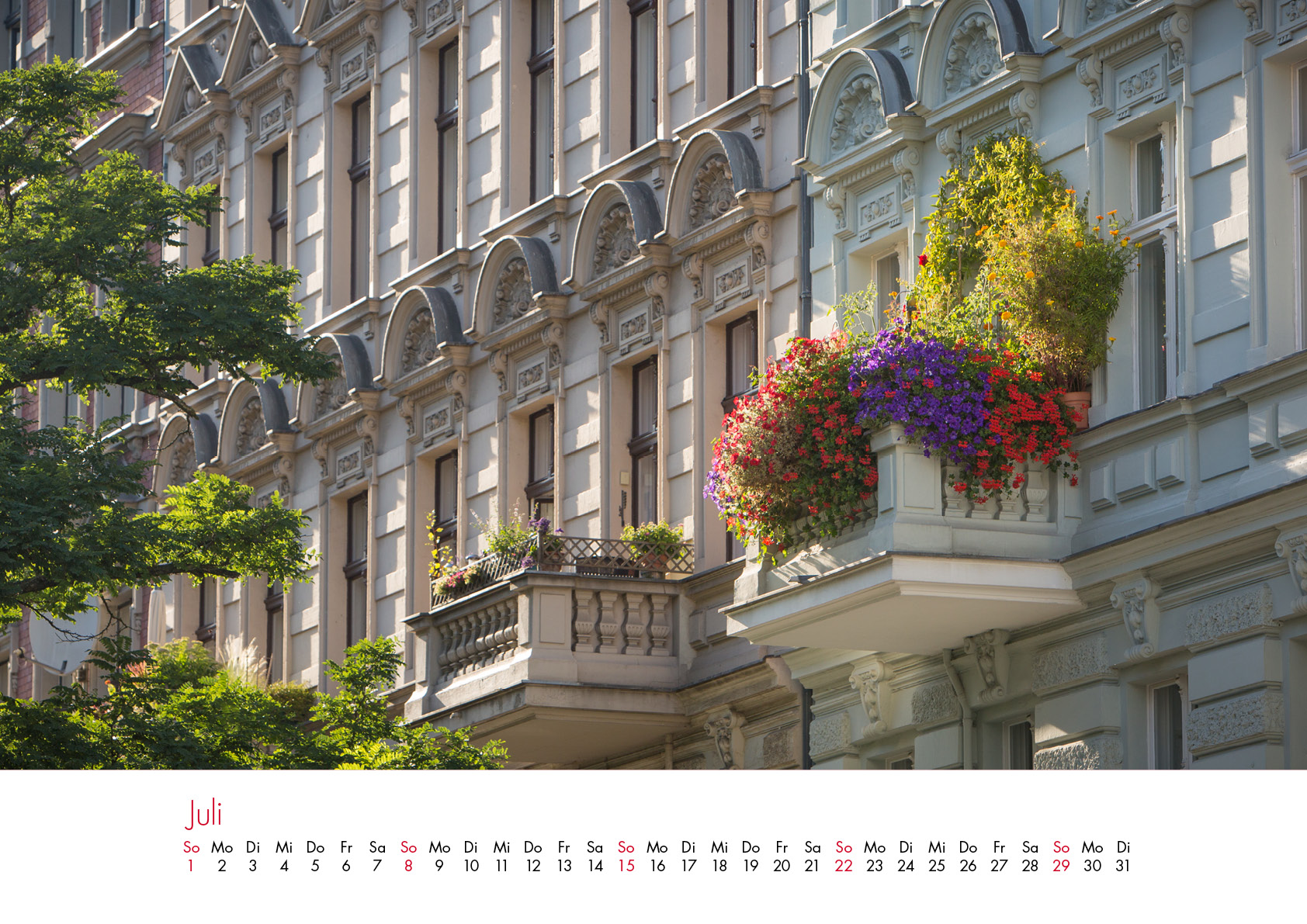 Der Charlottenburg-Kalender 2018 – Juli