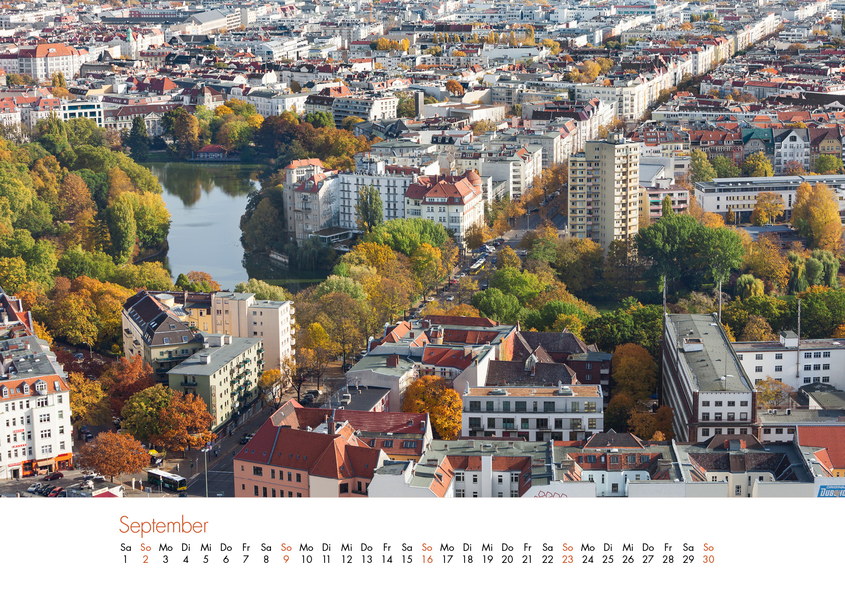 Der Charlottenburg-Kalender 2018 – September