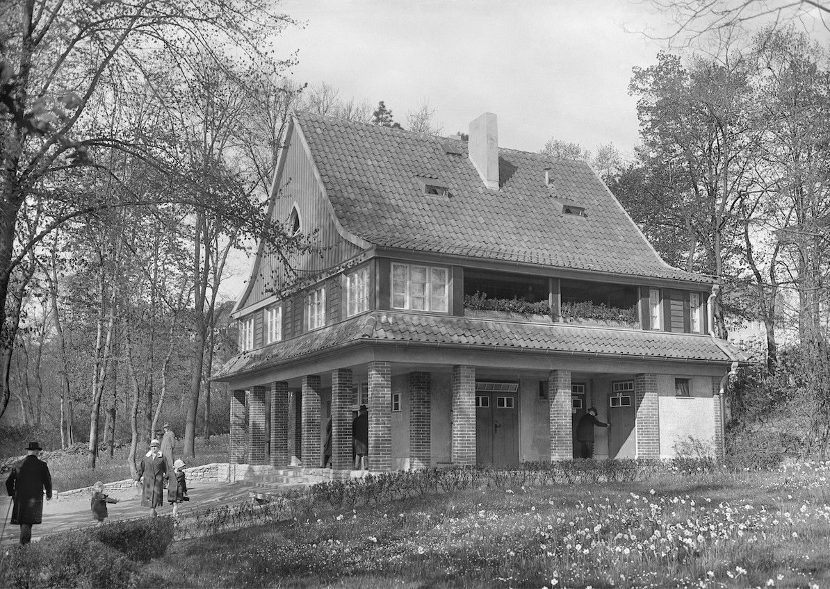 Das Parkwächterhaus 1927 – Foto: Walter Obschonka